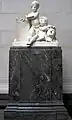 La Peinture et la Sculpture, 1774-1778, marbre ; Washington, National Gallery of Art&nbsp;