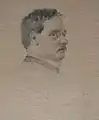 Portrait au crayon, v. 1850-1860