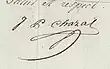 Signature de Jean-Pierre Chazal
