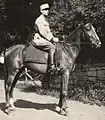 Cavalier du 11e&nbsp;chasseurs à Vesoul en 1936