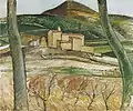 Paysage de Céret par Jean Marchand (1912).