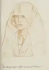 Portrait de sa femme, Jeanne d'Abbeville, tiré du même Recueil.