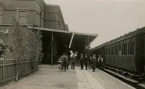 Desserte en 1920.