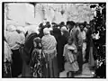« Juifs au mur des Lamentations », entre 1898 et 1946.