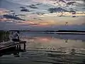 Le lac Niedzięgiel.