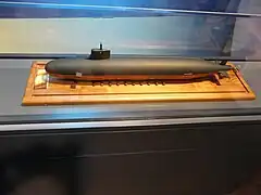 Maquette du sous-marin USS&nbsp;Jimmy Carter.
