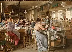 Les plumassières, Johann Hamza, 1902.