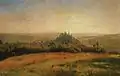 Le château de Braunfels&nbsp;(de) (huile sur carton)