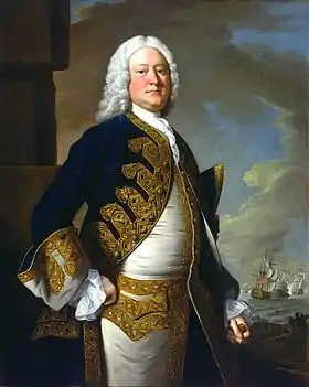 John Byng arrive en Méditerranée avec 11 puis 13 vaisseaux et 4 000 soldats pour renforcer la garnison de Port-Mahon.