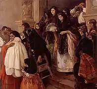 Sortie de la messe à RocafortJosé Benlliure Ortiz&nbsp;(es)