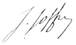 Signature de Joseph Joffre