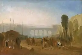 Dieppe : Le Port vu du quai Henri&nbsp;IV, 1827, Tate Britain, Londres.