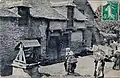 Josselin : vieille maison du champ de foire au début du XXe&nbsp;siècle (carte postale).