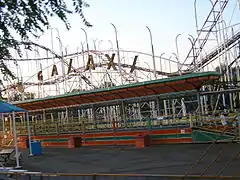 Dans le Joyland Amusement Park à Lubbock, Texas.