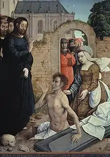 Résurrection de Lazare (Retable de l'église Saint-Lazare de Palencia)