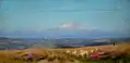 Julien Thibaudeau : Vue aux environs de Crozon (huile sur toile, 1904).