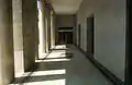 Portique du corps de bâtiment central (Inventaire Général, 1997).