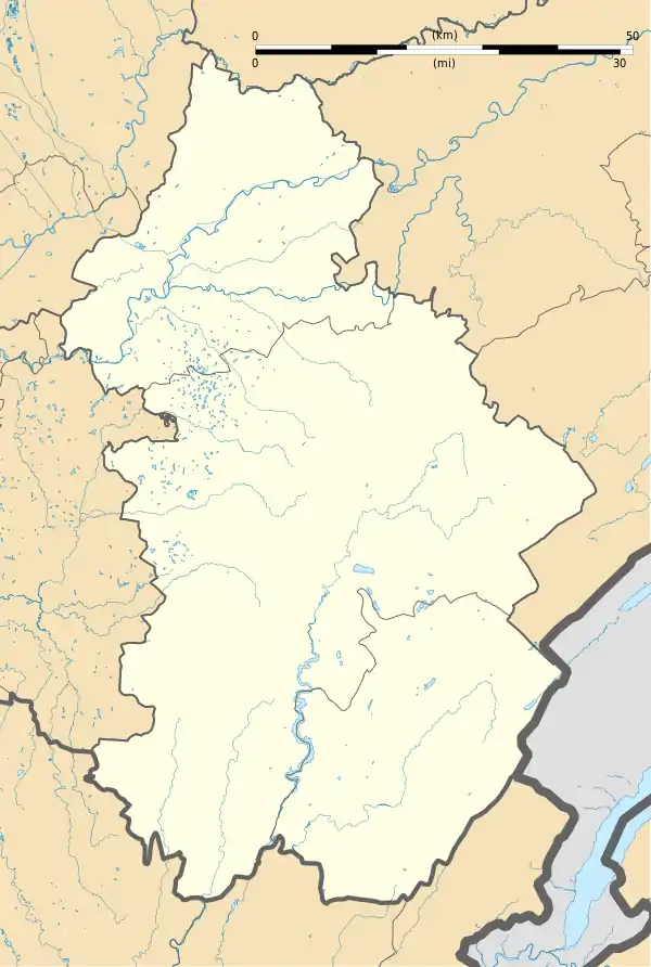 (Voir situation sur carte : Jura)