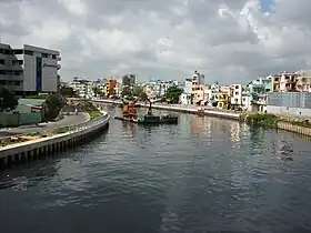 Le canal traversant le 3e&nbsp;arrondissement