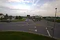 Croisement Valtatie 1 et Kalevanramppi.