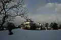 Le château en hiver.