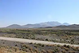 Vue depuis l'ouest.