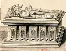 Gisants de Charles&nbsp;Ier et Agnès de Bourgogne