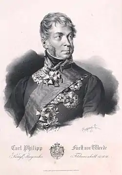 Portrait d'un maréchal bavarois.