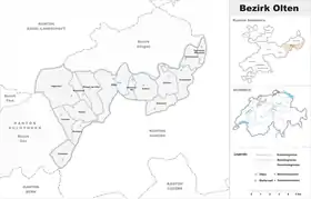 Localisation de District d'Olten