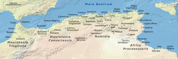 Villes de l'Afrique romaine
