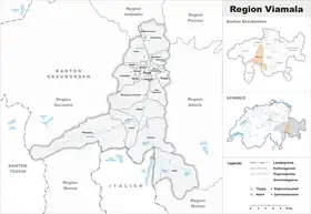 Localisation de Région de Viamala