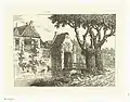 Vue associée au château entre 1778 et 1838