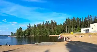Plage de Kaupinoja.