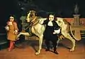 Nains avec un chien