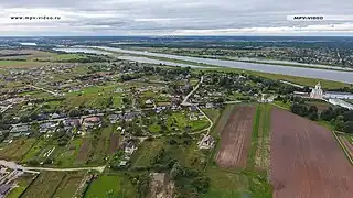 Vue aérienne.