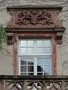 Château de Lupfen-Schwendi, armoiries des Castex, propriétaires(fin XIXe siècle).