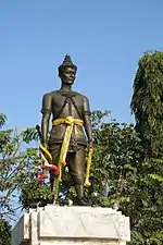 Statue du roi Ngam Muang (allié de Mengrai au XIIIe&nbsp;siècle)