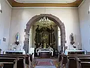 Intérieur de l'église Saint-Georges de Kleinfrankenheim.