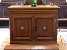 Autel protestant déplaçable (XVIIIe)
