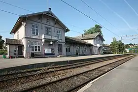 Vue de la gare de Kongsvinger