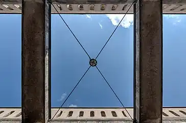 Une arcade du musée