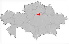 Localisation de District de Korgalgyn
