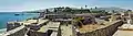 Vue panoramique de l'intérieur du château.
