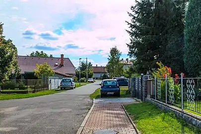 Une rue de Kostěnice.