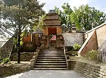 Une porte du mausolée du Panembahan Senopati, fondateur du royaume de Mataram, à Kota Gede