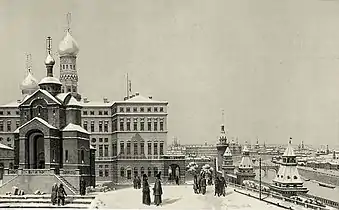 Le Kremlin, planche no&nbsp;70 du Voyage pittoresque en Russie (1839).