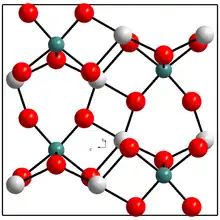tructure cristalline de la pseudobrookite