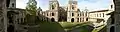 Vue panoramique de la place intérieure de Krzyżtopór Castle in Ujazd