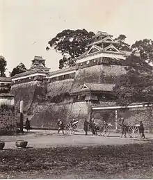 Le château en 1874.