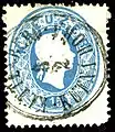 15 kr bleu, oblitéré bilingue Kuttenberg - Kutna Hora, Bohême